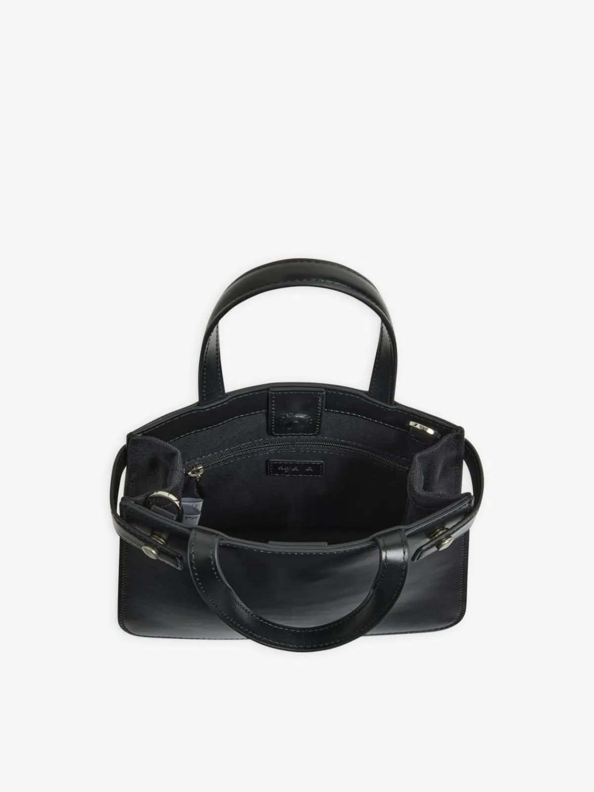 Leather Detachable Strap Bag<agnès b. Online