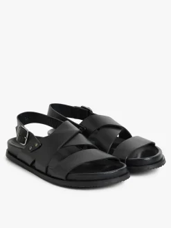 Leather Yeli Sandals<agnès b. Cheap