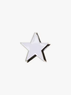 Light Gray Iron Etoile (Star) Lapel Pin<agnès b. Cheap
