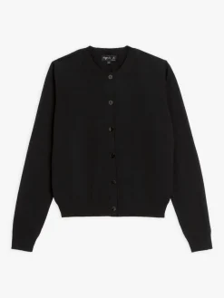 Lover Black Merino Wool Cardigan<agnès b. Cheap