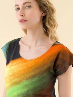 Malaisie Photo Print Cotton T-shirt<agnès b. Sale