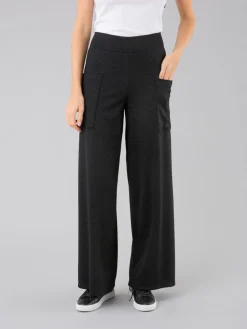 Mathis Black Pants With White Stitching<agnès b. Shop
