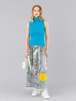 Midi Skirt With Artist Lou Malta<agnès b. Cheap