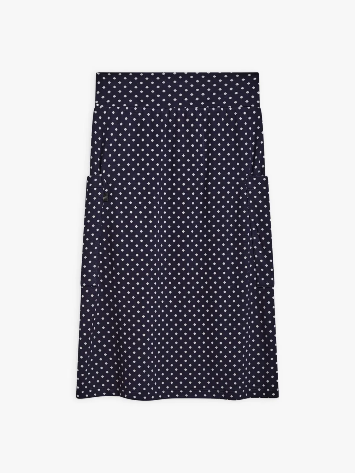 Midnight Blue Polka Dot Mathis Skirt<agnès b. Store