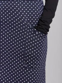Midnight Blue Polka Dot Mathis Skirt<agnès b. Store