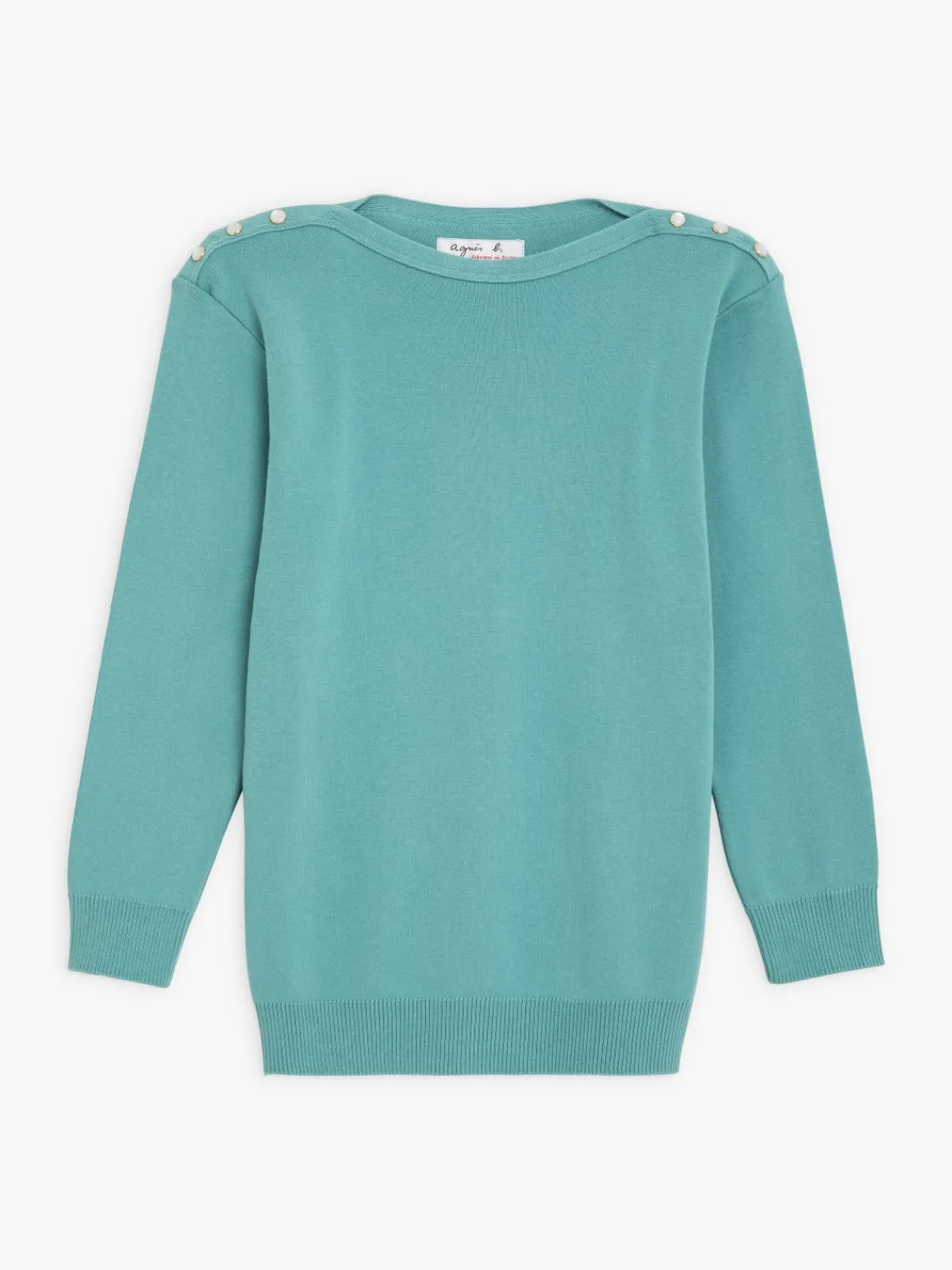 Mint Green Badiane Nacre Sweater<agnès b. Cheap