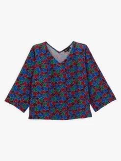 Multicolored Floral Top<agnès b. New