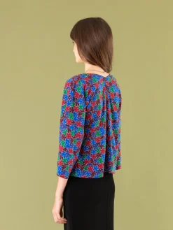 Multicolored Floral Top<agnès b. New