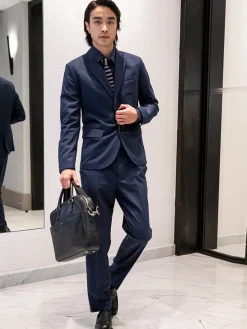 Navy Blue New Jamming Pants In Wool And Cashmere<agnès b. Sale