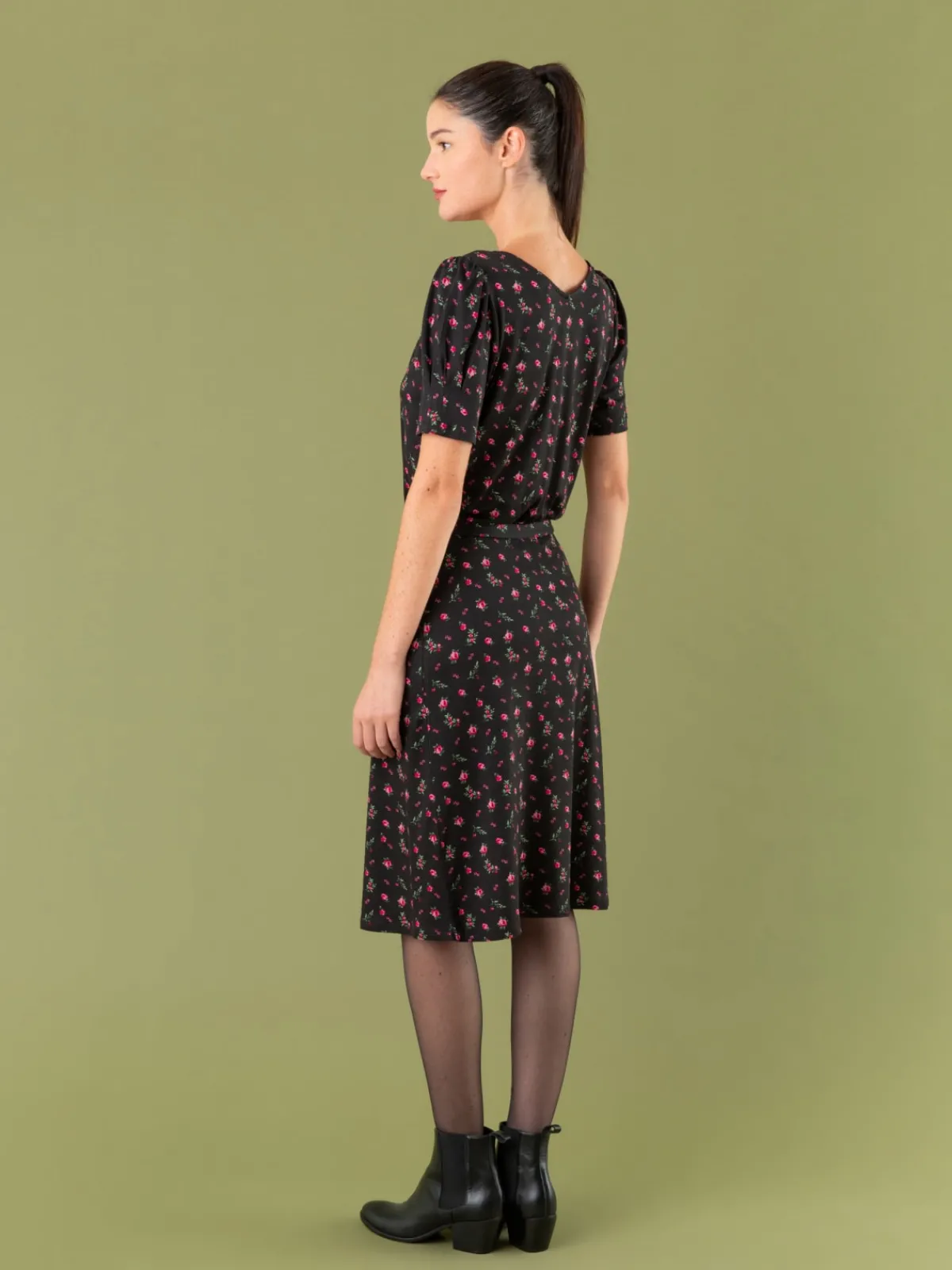 New Pommier Dress In Floral Print Jersey<agnès b. Sale