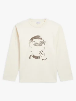 Off-white Cotton Christof T-shirt With Artist BÄST<agnès b. Shop