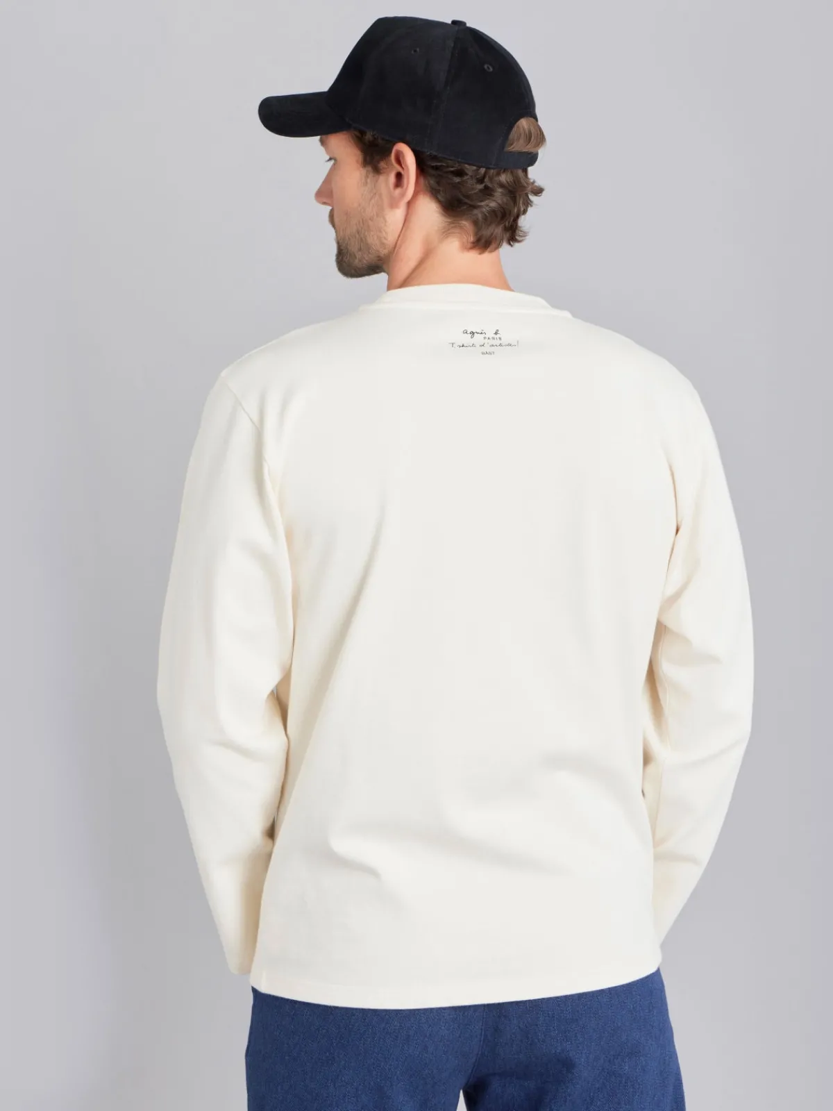 Off-white Cotton Christof T-shirt With Artist BÄST<agnès b. Shop