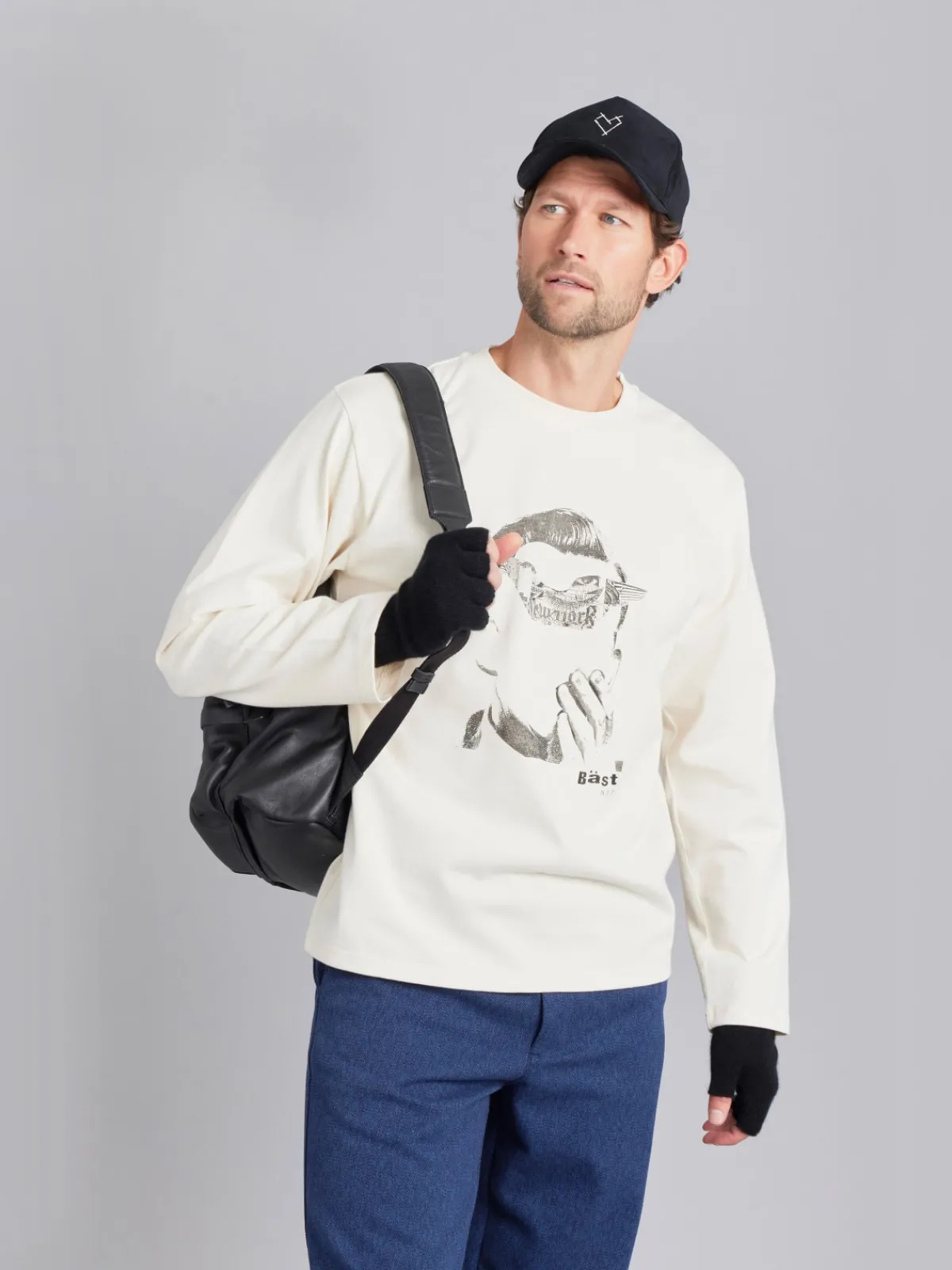 Off-white Cotton Christof T-shirt With Artist BÄST<agnès b. Shop