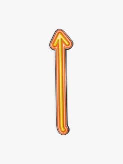Orange Iron Flèche Néon (neon Arrow) Lapel Pin<agnès b. Shop