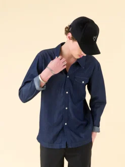 Overshirt In Cotton With Digital Print<agnès b. Shop