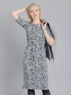 Patterned Jersey Tempête Dress<agnès b. Store