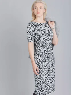 Patterned Jersey Tempête Dress<agnès b. Store