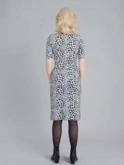 Patterned Jersey Tempête Dress<agnès b. Store