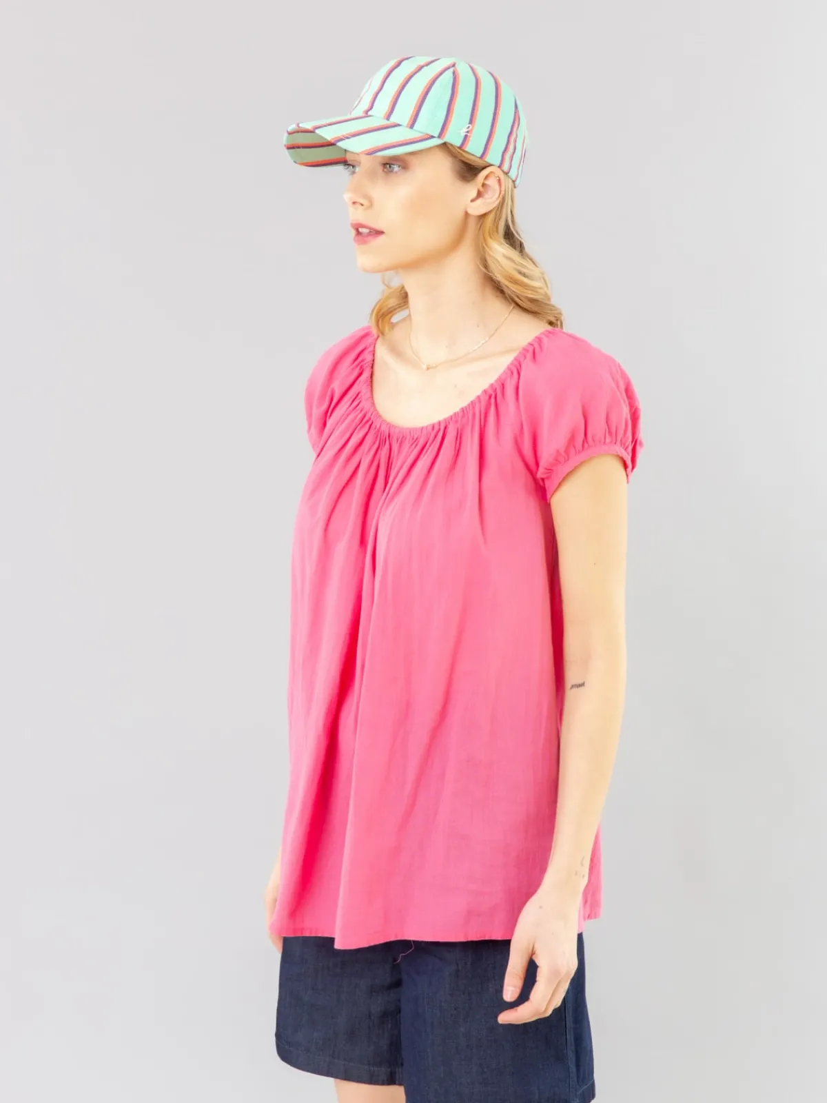 Pink Cheesecloth Ursule Top<agnès b. Best Sale