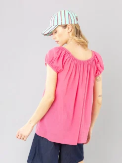 Pink Cheesecloth Ursule Top<agnès b. Best Sale