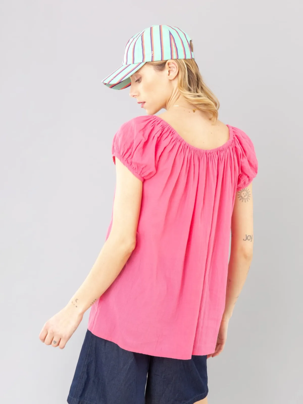 Pink Cheesecloth Ursule Top<agnès b. Best Sale