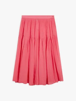 Pink Cotton Voile Tango Skirt<agnès b. Outlet