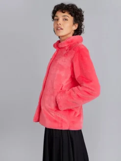 Pink Faux Fur New Darcila Jacket<agnès b. Flash Sale