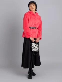 Pink Faux Fur New Darcila Jacket<agnès b. Flash Sale