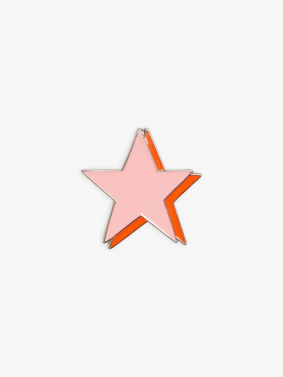 Pink Iron Etoile (Star) Lapel Pin<agnès b. Hot