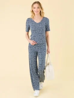 Printed Luth T-shirt With Elbow-length Sleeves<agnès b. Hot