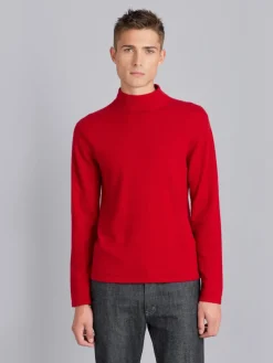 Red Cashmere Paper Sweater<agnès b. Best