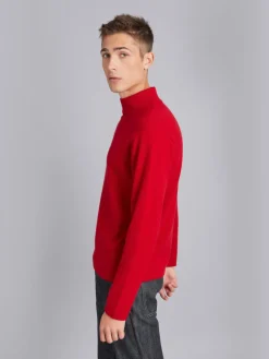 Red Cashmere Paper Sweater<agnès b. Best