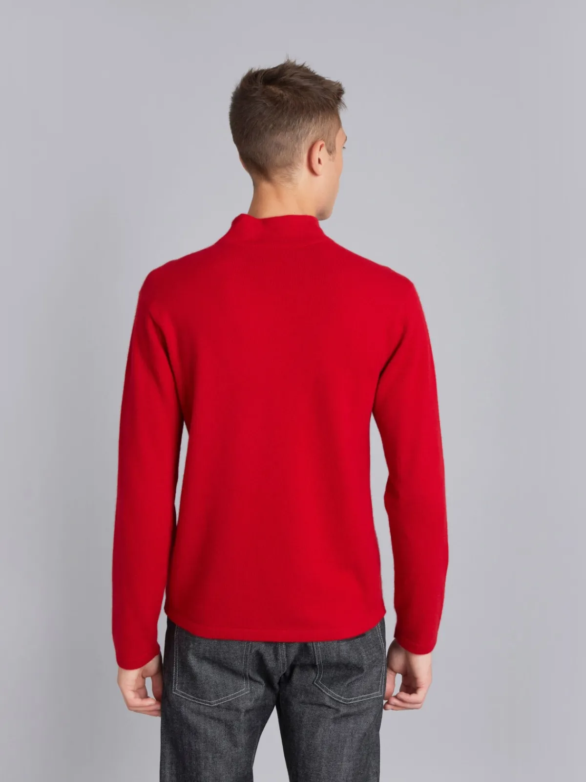 Red Cashmere Paper Sweater<agnès b. Best