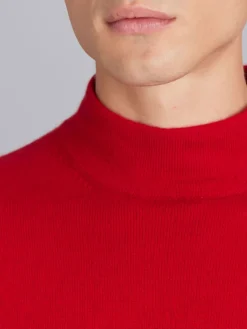 Red Cashmere Paper Sweater<agnès b. Best