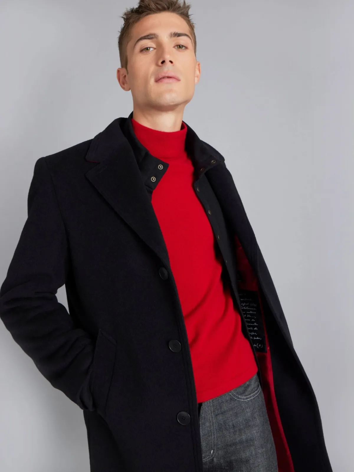 Red Cashmere Paper Sweater<agnès b. Best