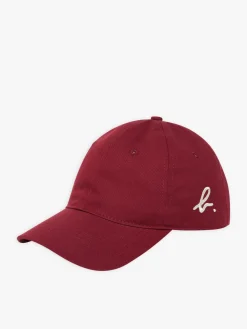 Red Cotton Cap With "b." Embroidery<agnès b. Outlet