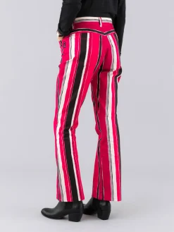 Red Cotton High-waisted Flared Jeans<agnès b. Flash Sale