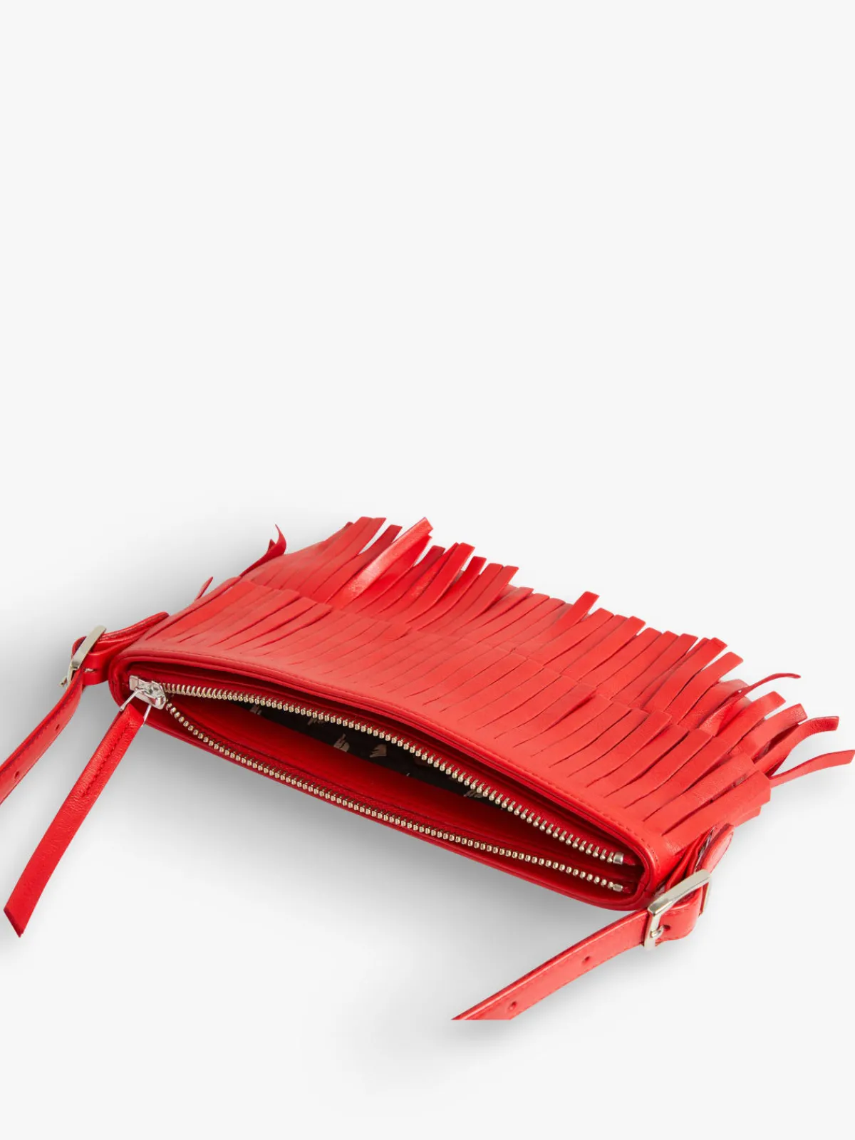 Red Leather Carmen Clutch<agnès b. Online