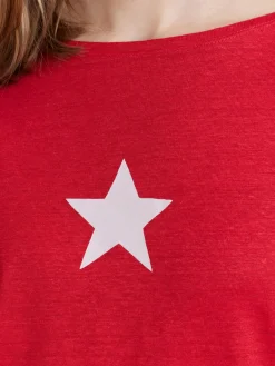Red Linen Jersey 