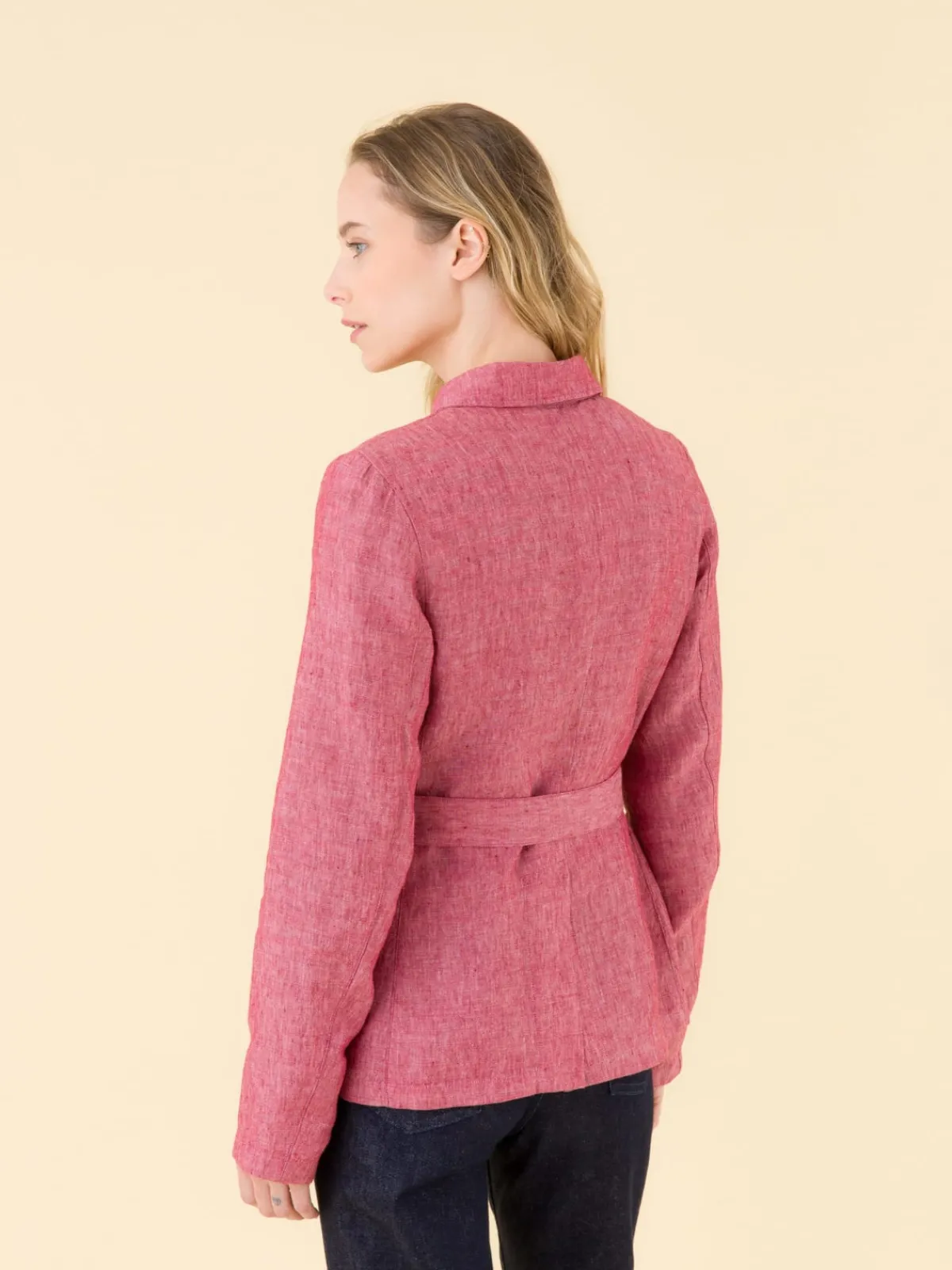 Red Marthe Jacket With Pockets<agnès b. Flash Sale