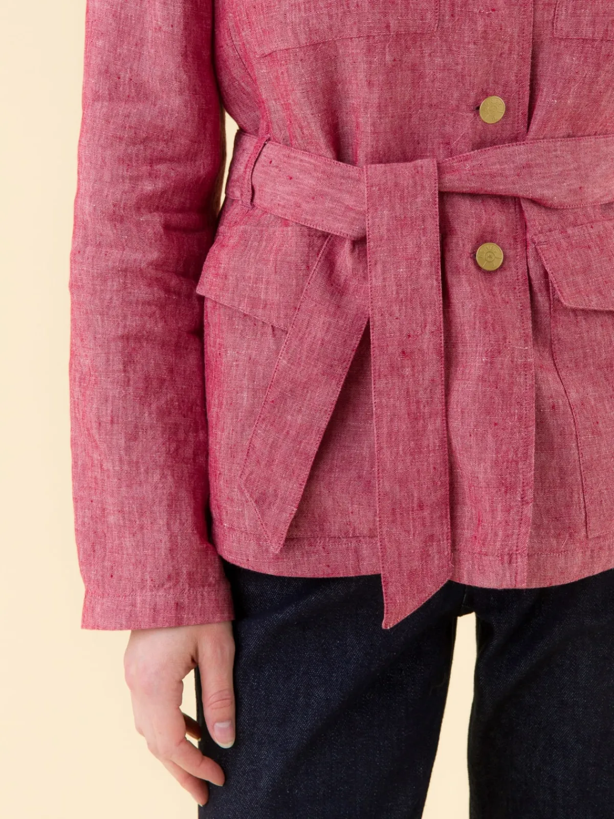 Red Marthe Jacket With Pockets<agnès b. Flash Sale