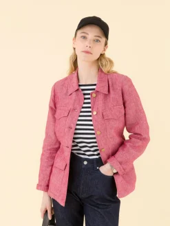 Red Marthe Jacket With Pockets<agnès b. Flash Sale