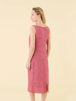 Red Sleeveless Linen Dress<agnès b. Best Sale