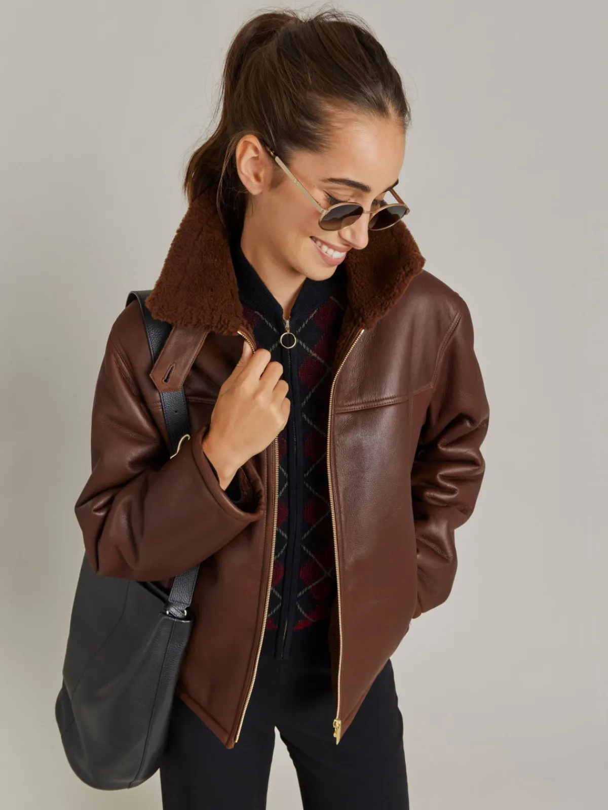 Red Wool Jacquard Class Jacket<agnès b. Discount