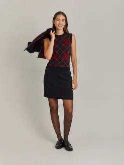 Red Wool Jacquard Dublin Sweater<agnès b. Cheap