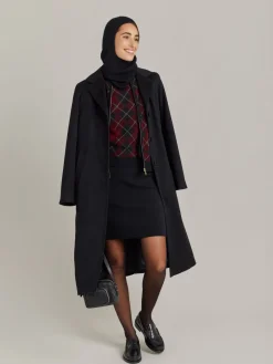 Red Wool Jacquard Dublin Sweater<agnès b. Cheap