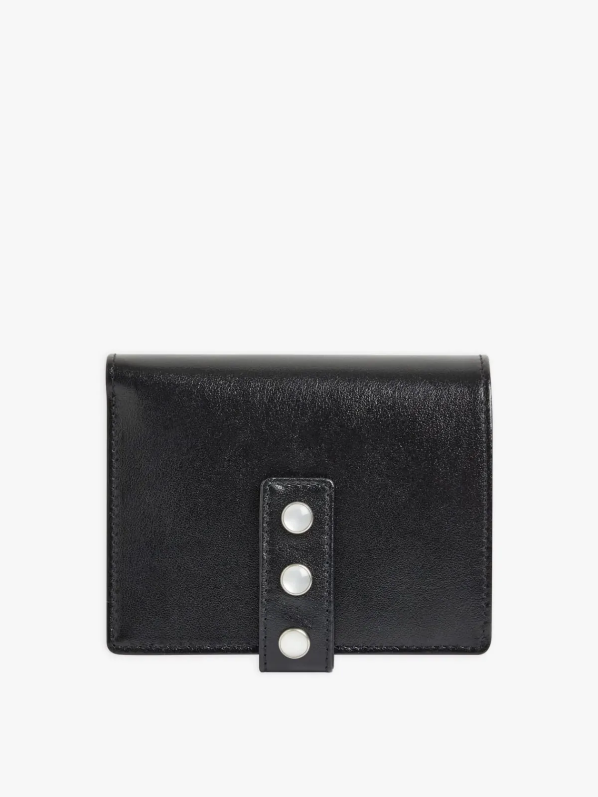 Smooth Leather Wallet<agnès b. Outlet