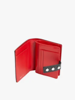 Smooth Leather Wallet<agnès b. Outlet