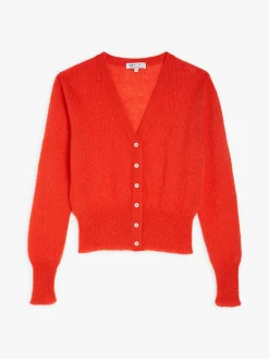 Soft And Lightweight Maelys Red Cardigan<agnès b. Flash Sale