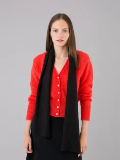 Soft And Lightweight Maelys Red Cardigan<agnès b. Flash Sale
